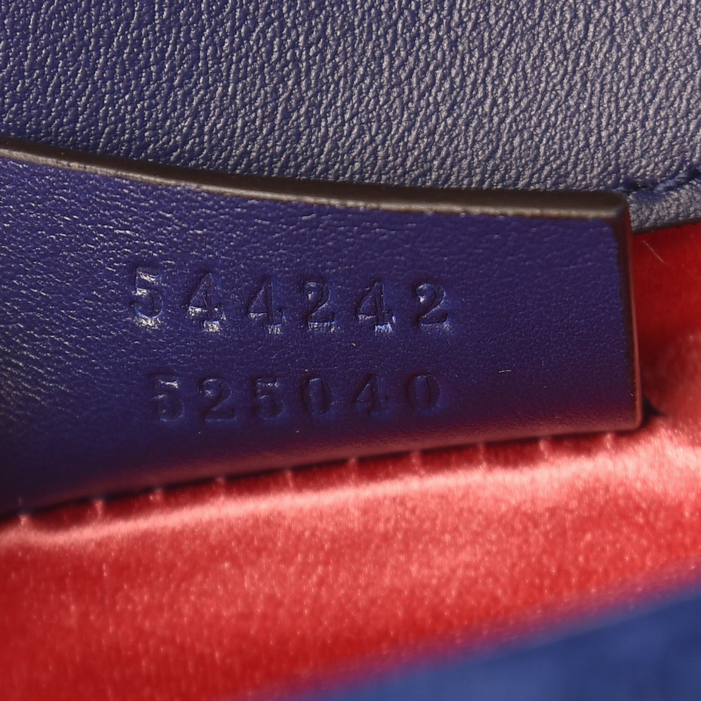 Velvet Crystal Square G Shoulder Bag Cobalt Blue