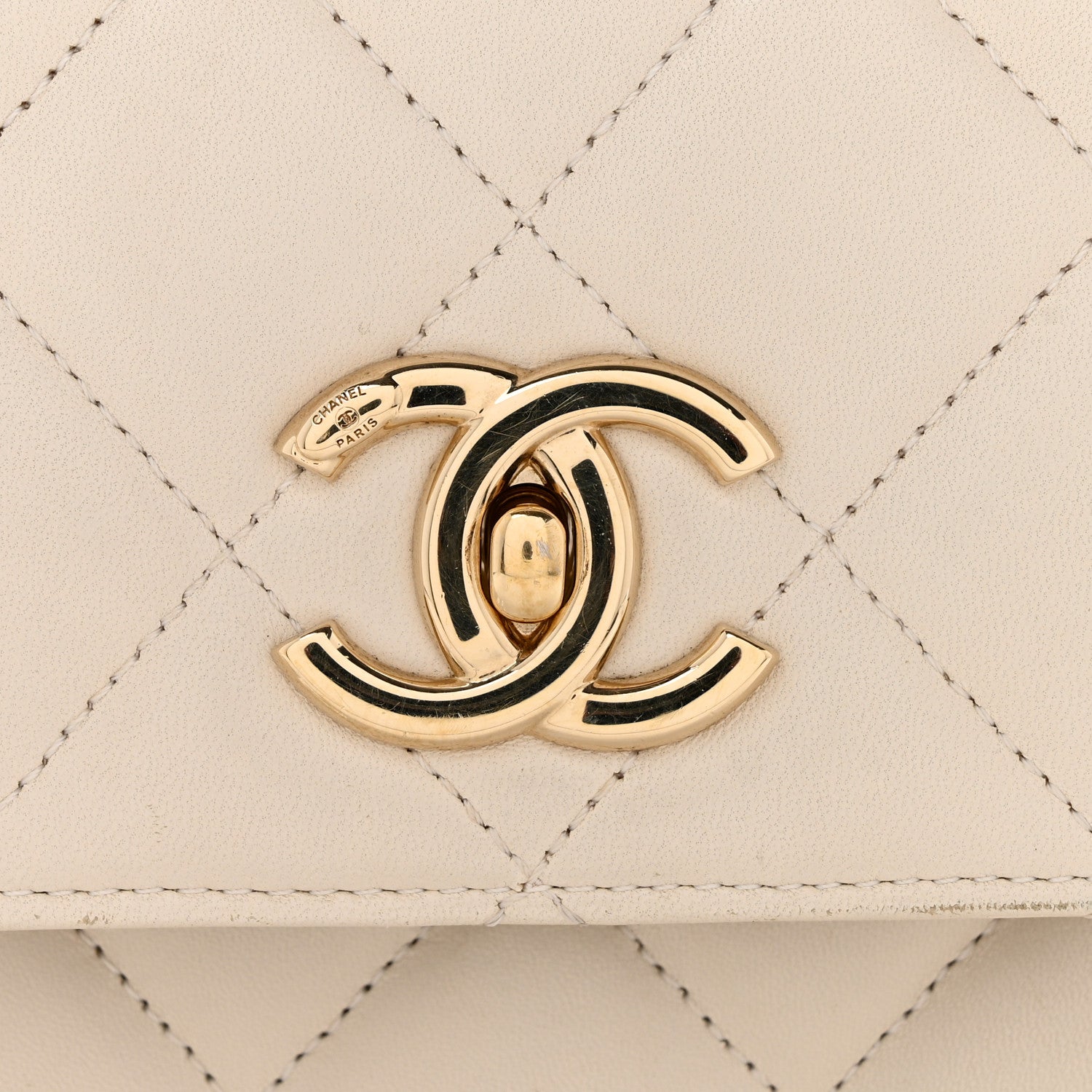Chanel Lambskin Quilted Small Trendy CC Dual Handle Flap Bag White 12 of 15