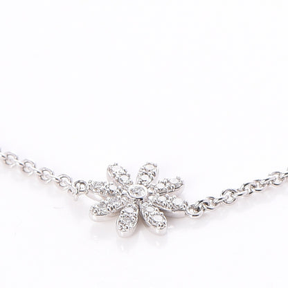 Tiffany 18K White Gold Diamond Enchant Garden Flower Bracelet 4 of 7
