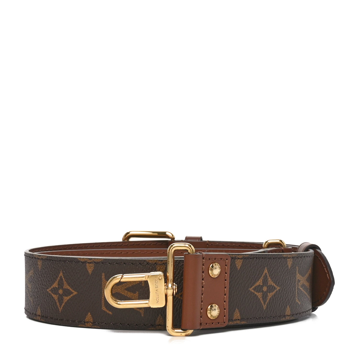 Louis Vuitton Monogram Adjustable Papillon Shoulder Strap Brown 1 of 5