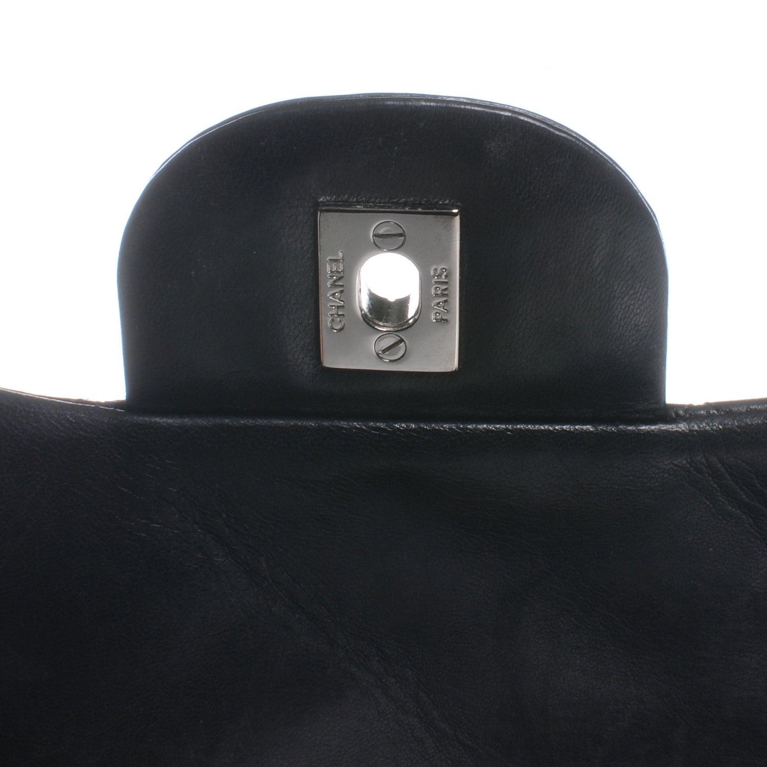 Chanel Lambskin Jumbo Flap w Bijoux Chain Black 5 of 8