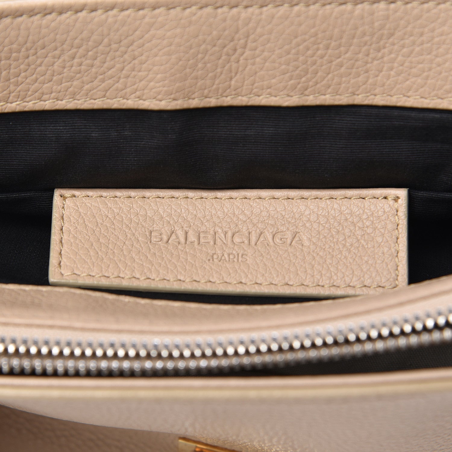 Balenciaga Grained Calfskin Le Dix Small Soft Cartable Beige Seigle 5 of 10