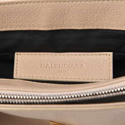 Balenciaga Grained Calfskin Le Dix Small Soft Cartable Beige Seigle 5 of 10