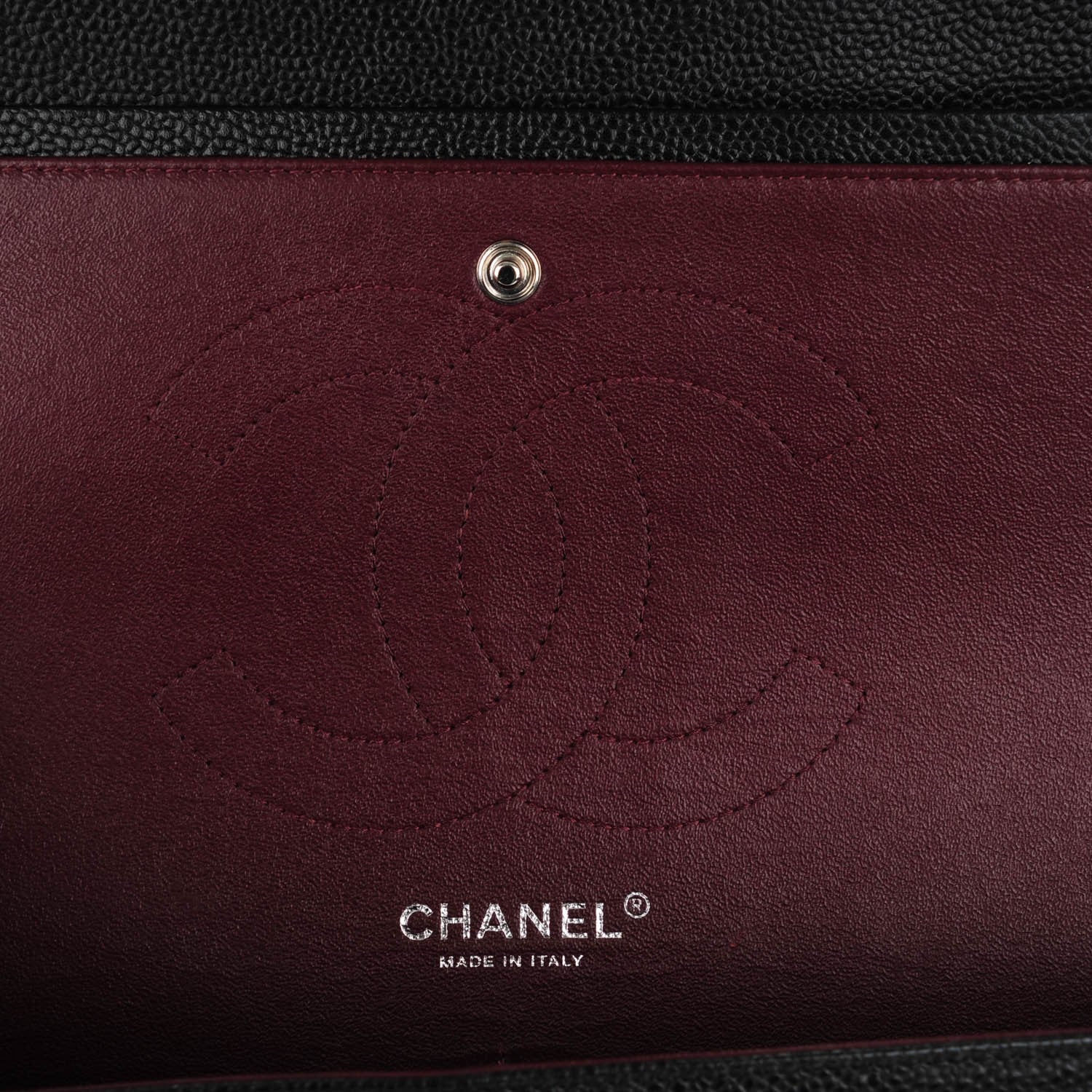 Chanel Caviar Quilted Jumbo Double Flap Black 6 of 7