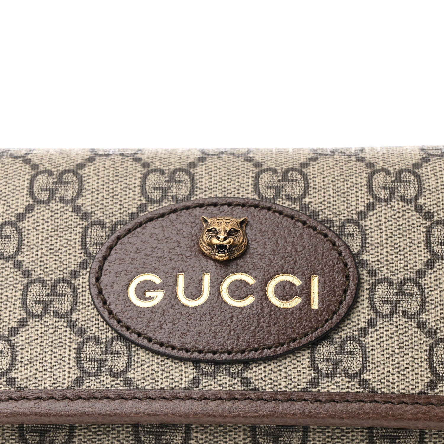 Gucci GG Supreme Monogram Neo Vintage Web Belt Bag Brown 8 of 10