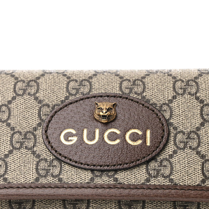 Gucci GG Supreme Monogram Neo Vintage Web Belt Bag Brown 8 of 10