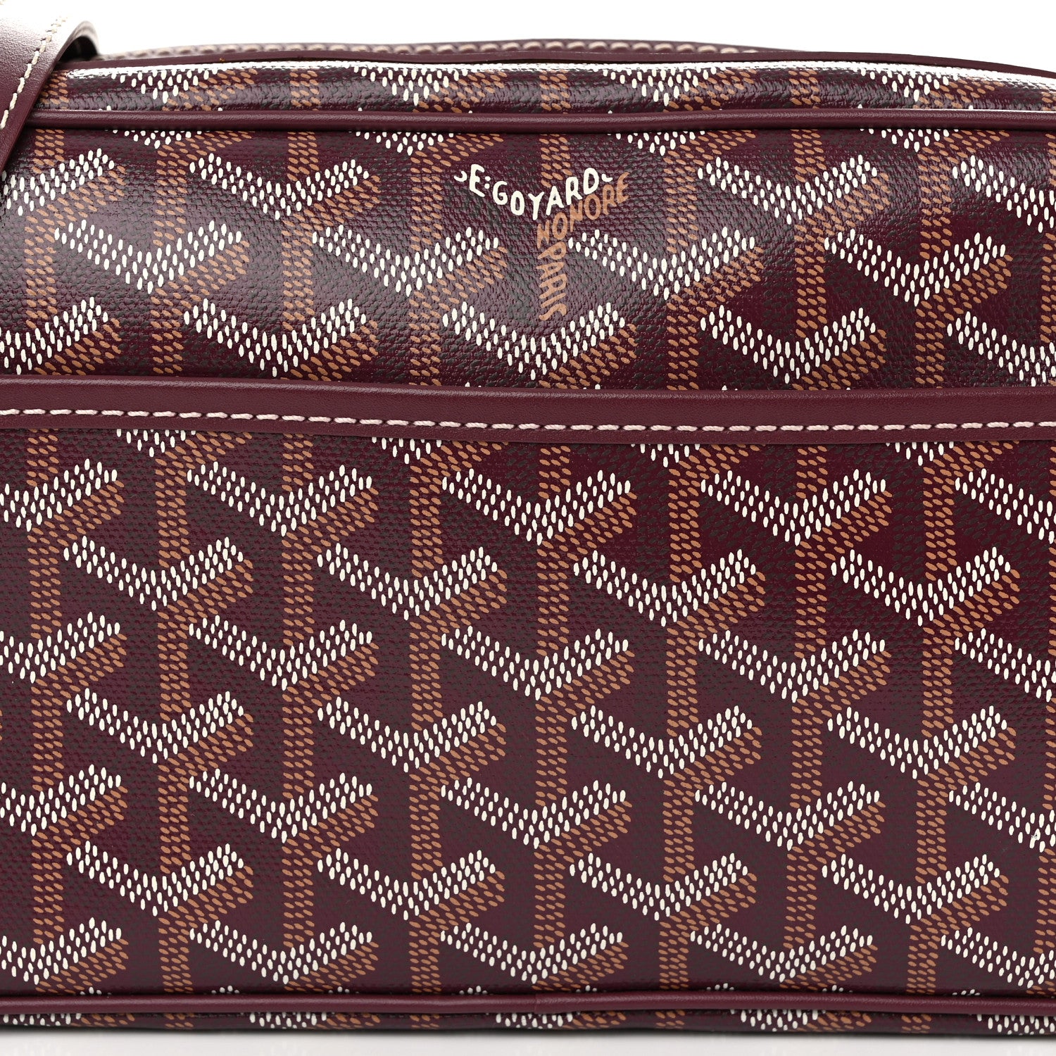 Goyard Goyardine Sac Cap Vert Burgundy 7 of 9