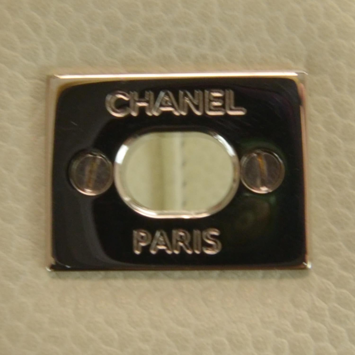Chanel Caviar Jumbo Double Flap Blanc Fonce 8 of 8