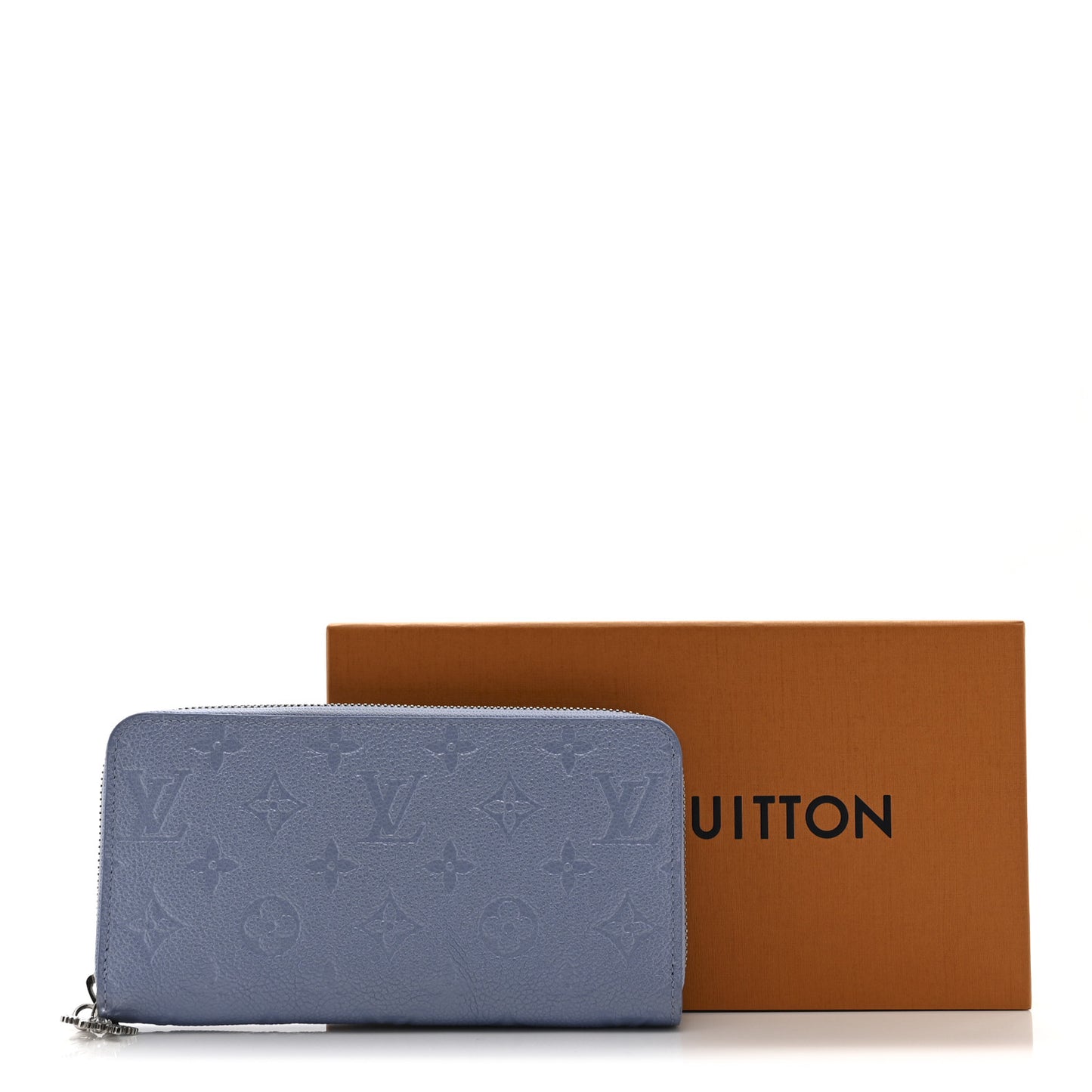 Empreinte Monogram Zippy Wallet Blue Frost