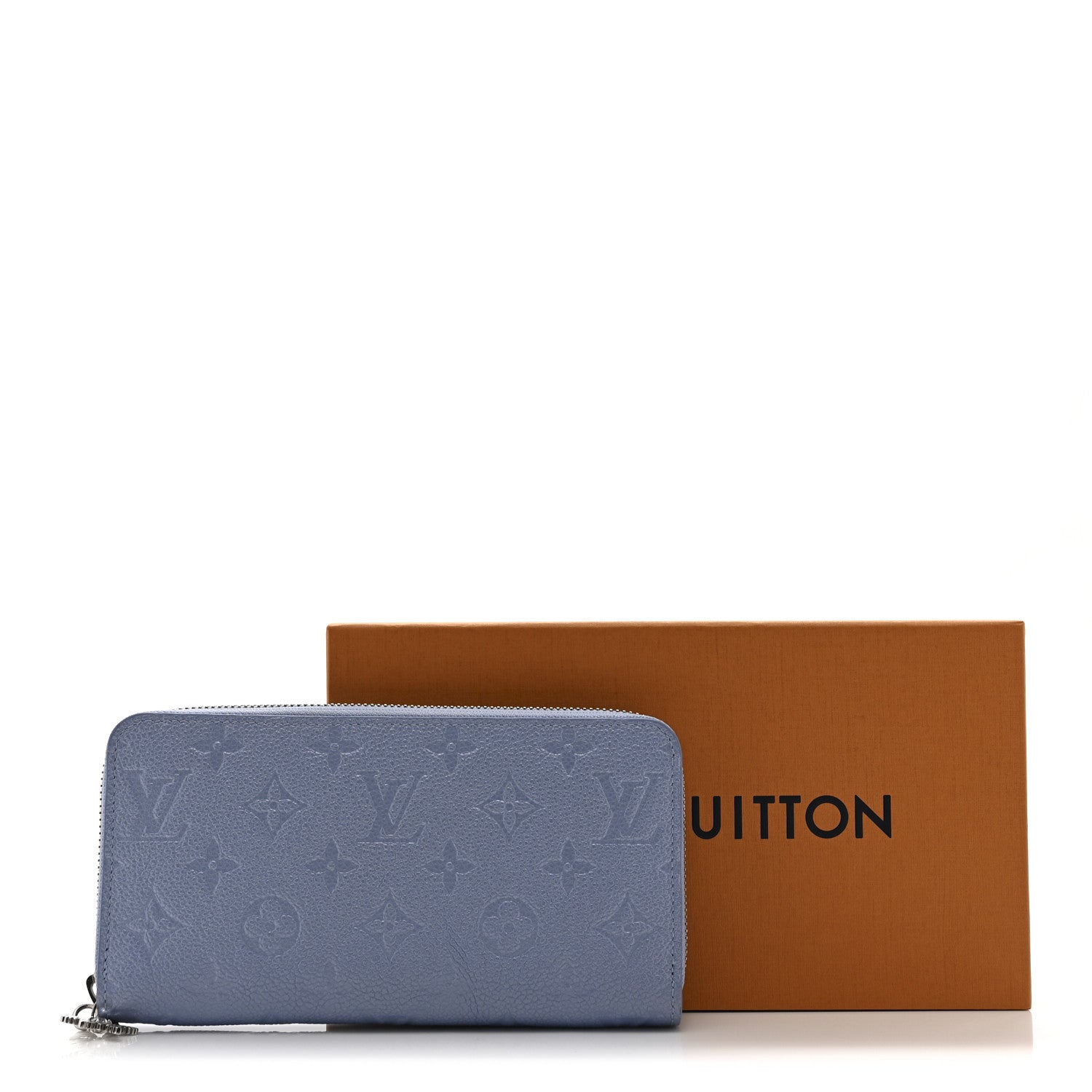 Louis Vuitton Empreinte Monogram Zippy Wallet Blue Frost 10 of 10