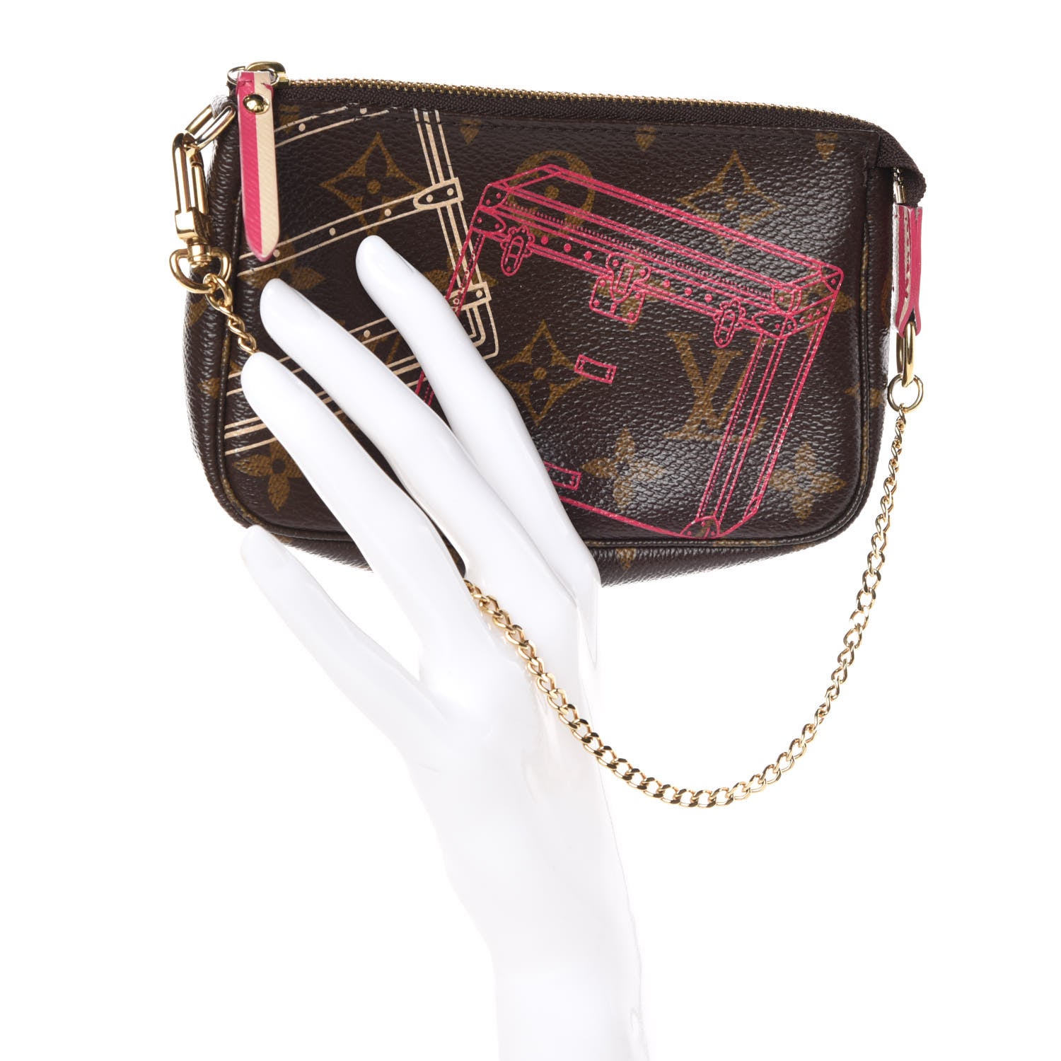Louis Vuitton Monogram 2014 Christmas Animation Mini Pochette Accessories 2 of 10