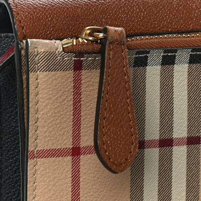Burberry Haymarket Check Small Loxley Crossbody Bright Toffee 10 of 16