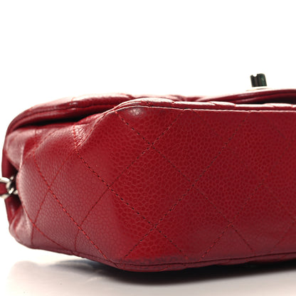 Chanel Caviar Quilted Mini Rectangular Flap Red 9 of 12