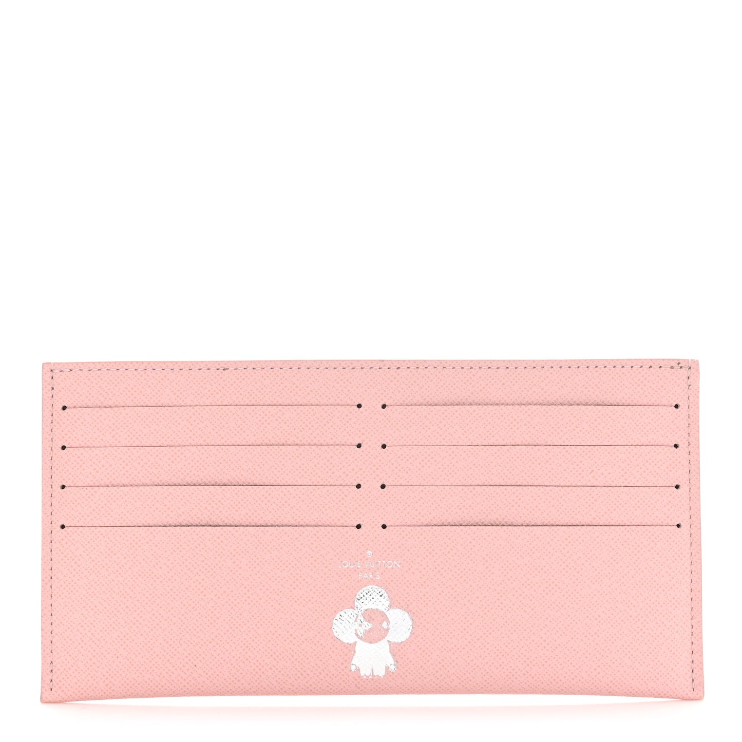 Calfskin Felicie Card Holder Insert Rose Ballerine
