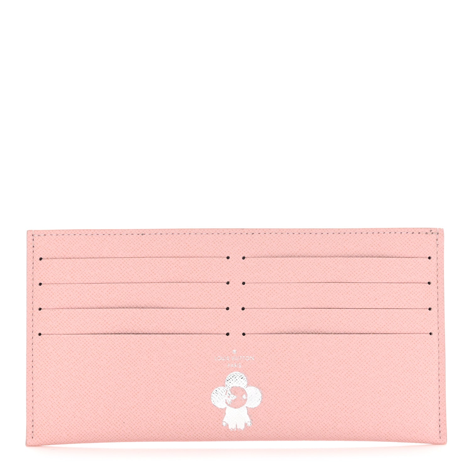 Louis Vuitton Calfskin Felicie Card Holder Insert Rose Ballerine 1 of 6