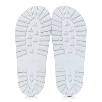 Gucci Rubber Web Mens Lug Sole Slide Sandals 9 Great White Green Red 6 of 11
