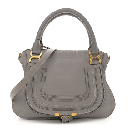 Chloe Calfskin Medium Marcie Satchel Cashmere Grey 1 of 14