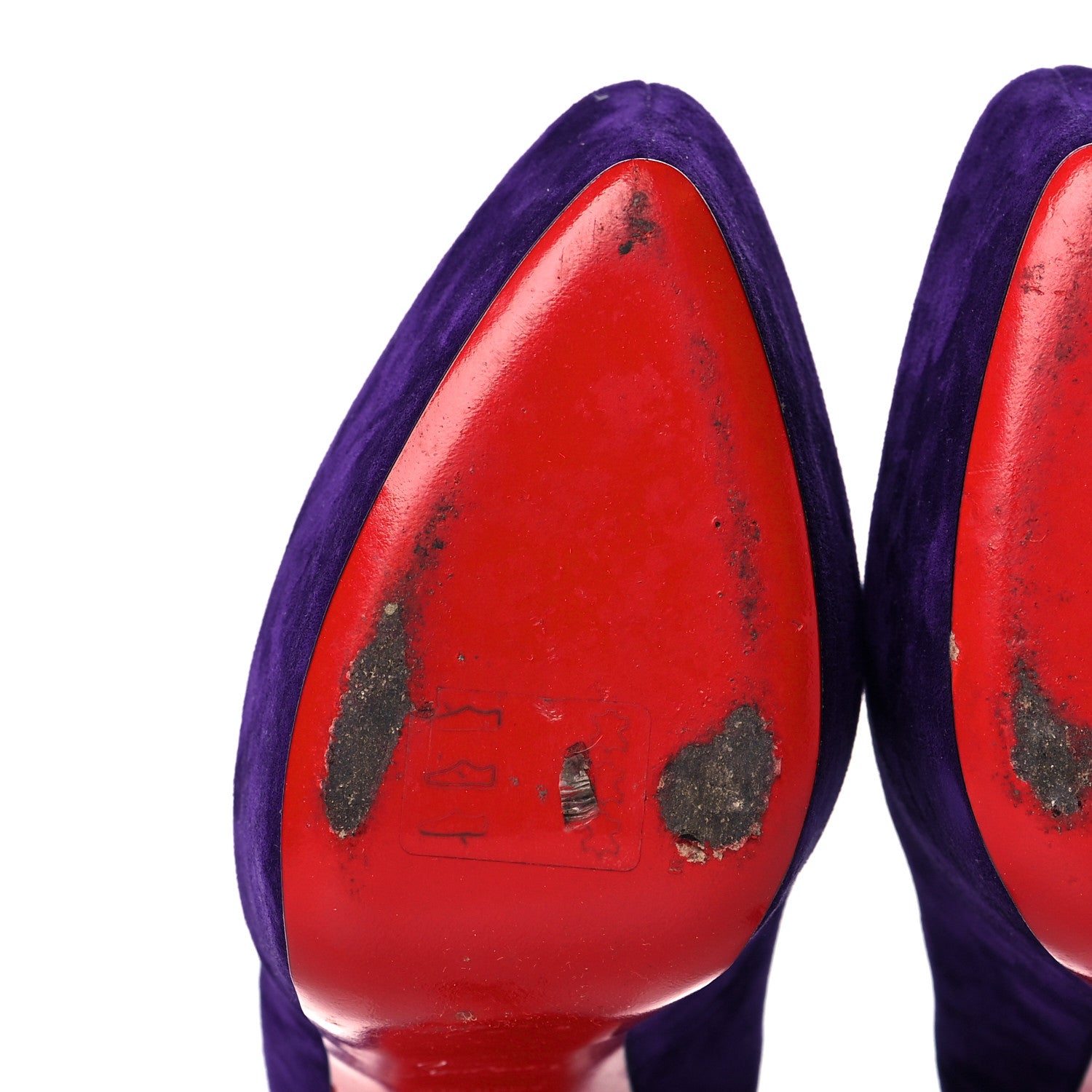 Christian Louboutin Suede Daffodile 160 Pumps 40 Violet 9 of 10