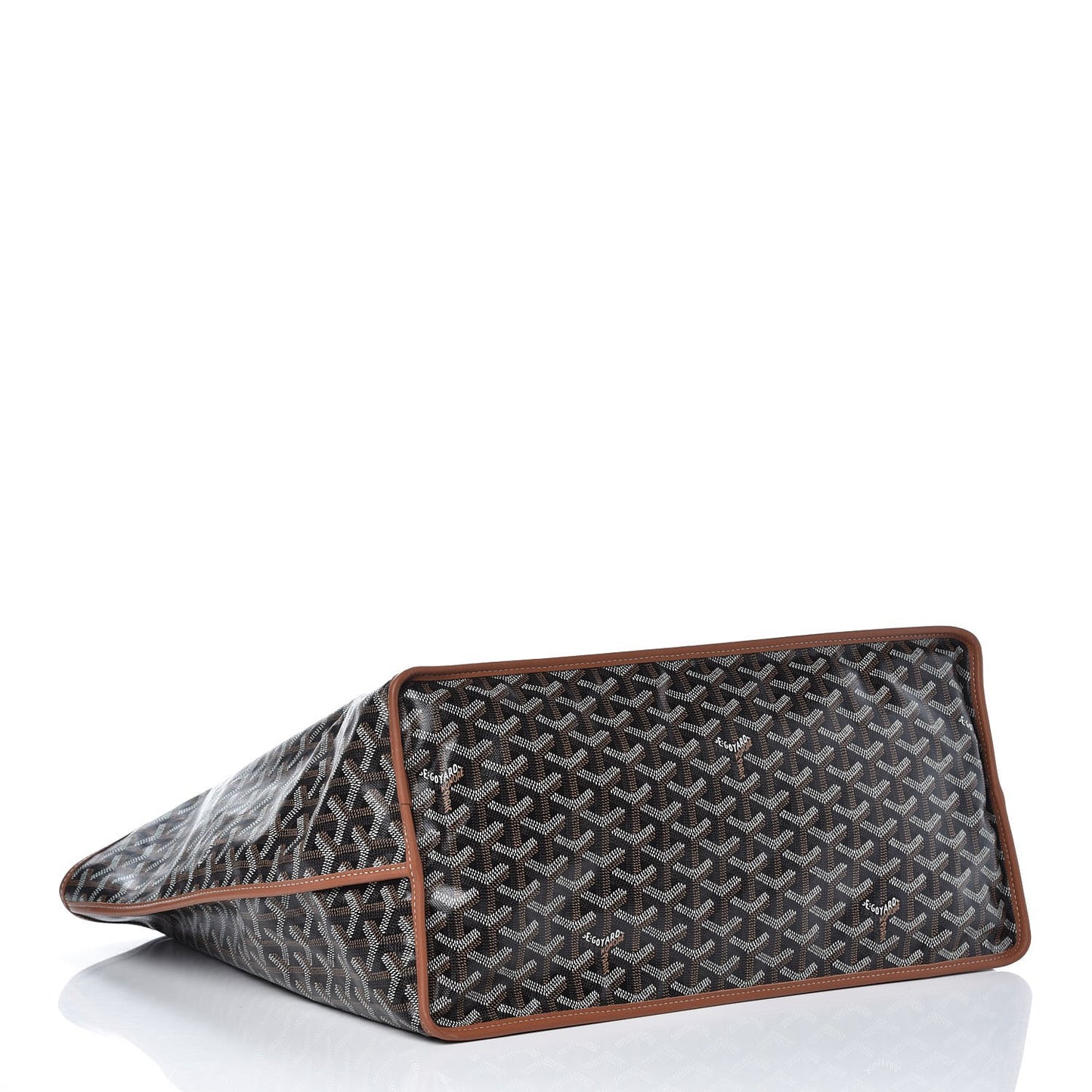 Goyardine Reversible Anjou GM Black Gold
