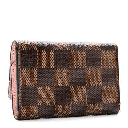 Louis Vuitton Damier Ebene Multicles 6 Key Holder Rose Ballerine 3 of 10
