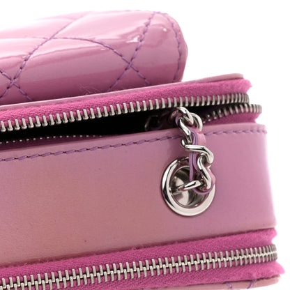 Chanel Patent Quilted Small Pocket Box Camera Case Purple 12 of 12