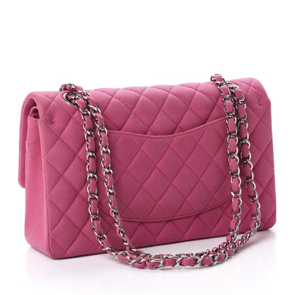 Chanel Iridescent Caviar Quilted Medium Double Flap Pink 3 of 11