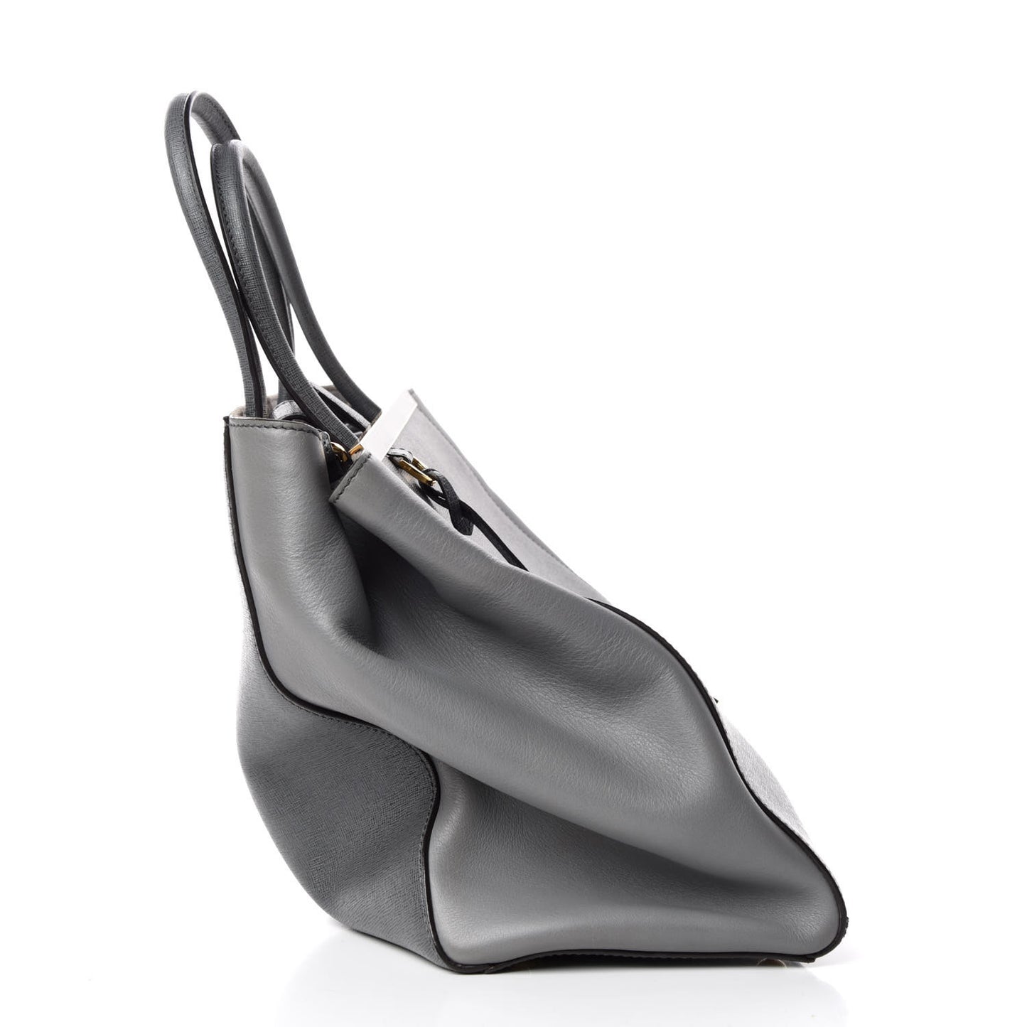 Vitello Elite Flamingo Regular 2Jours Tote Grigio Grigio Chiaro