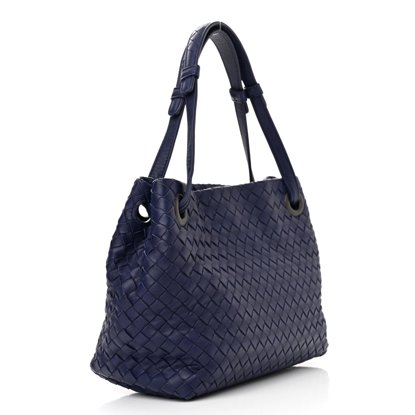 Nappa Intrecciato Small Garda Bag Pacific