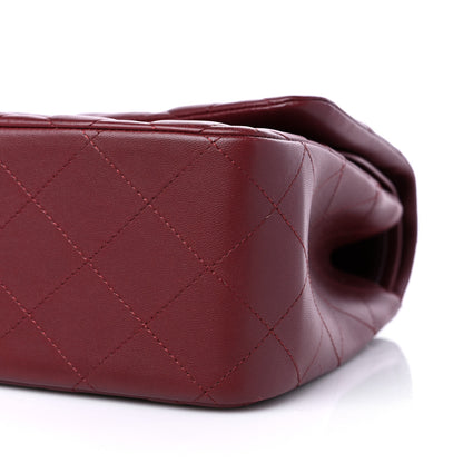Chanel Lambskin Quilted Jumbo Double Flap Burgundy 9 of 16