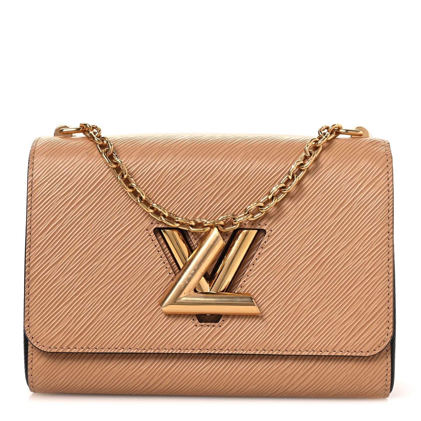 Epi Twist Shoulder Bag MM Camel