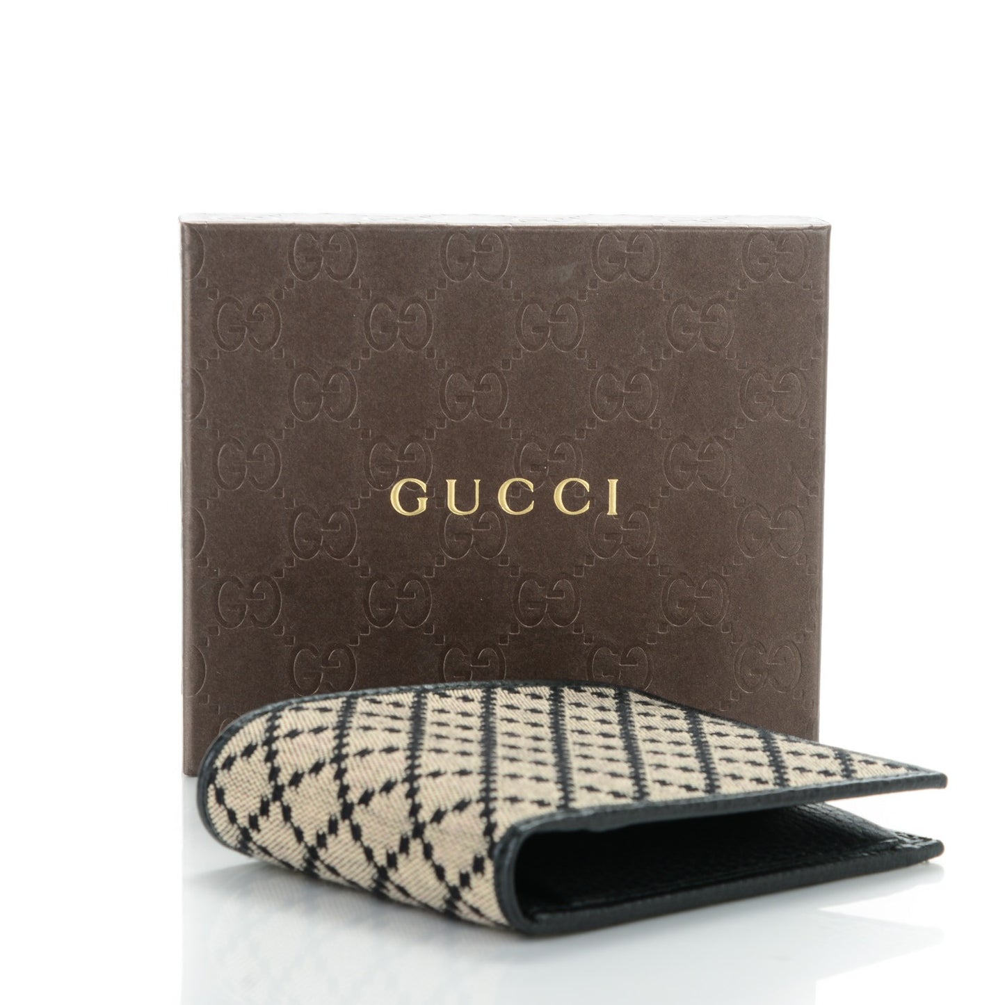 Diamante Bi-Fold Wallet Black