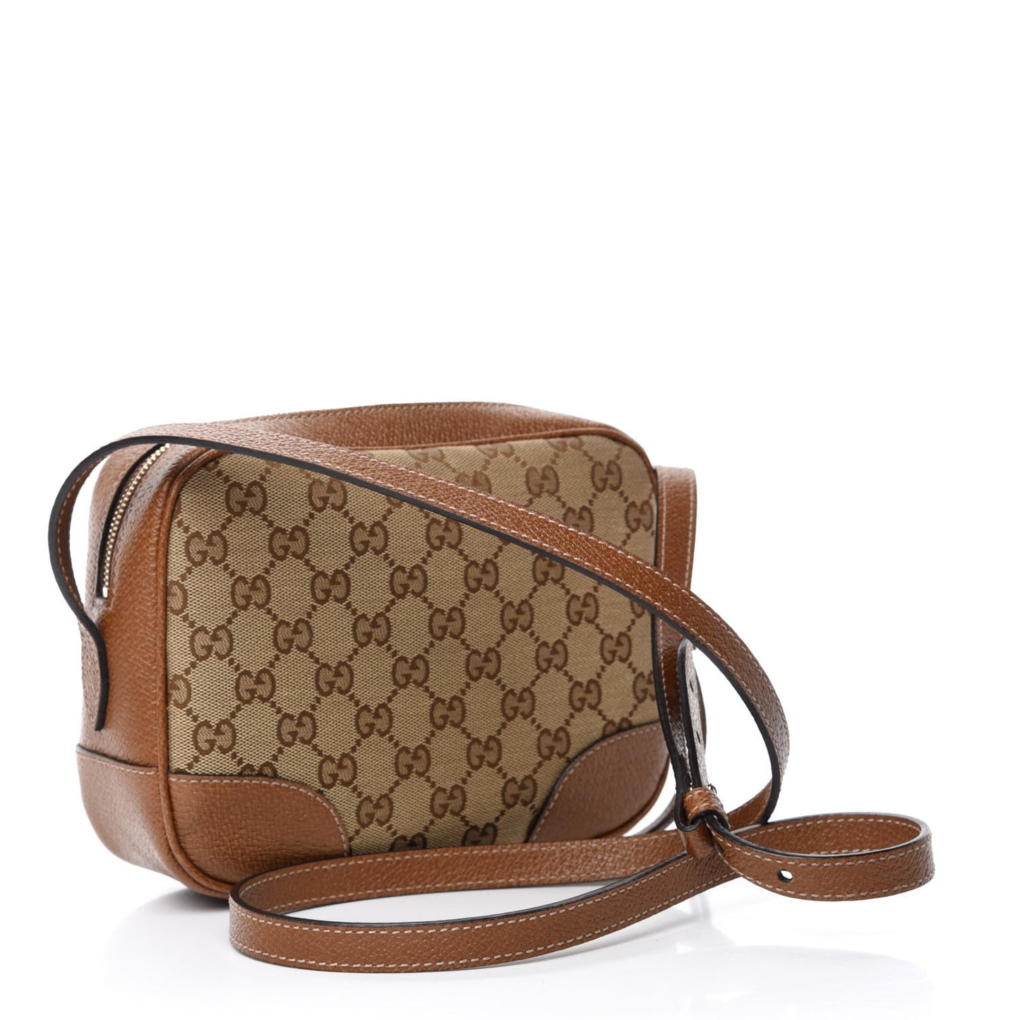Monogram Mini Bree Messenger Bag Beige Tabacco