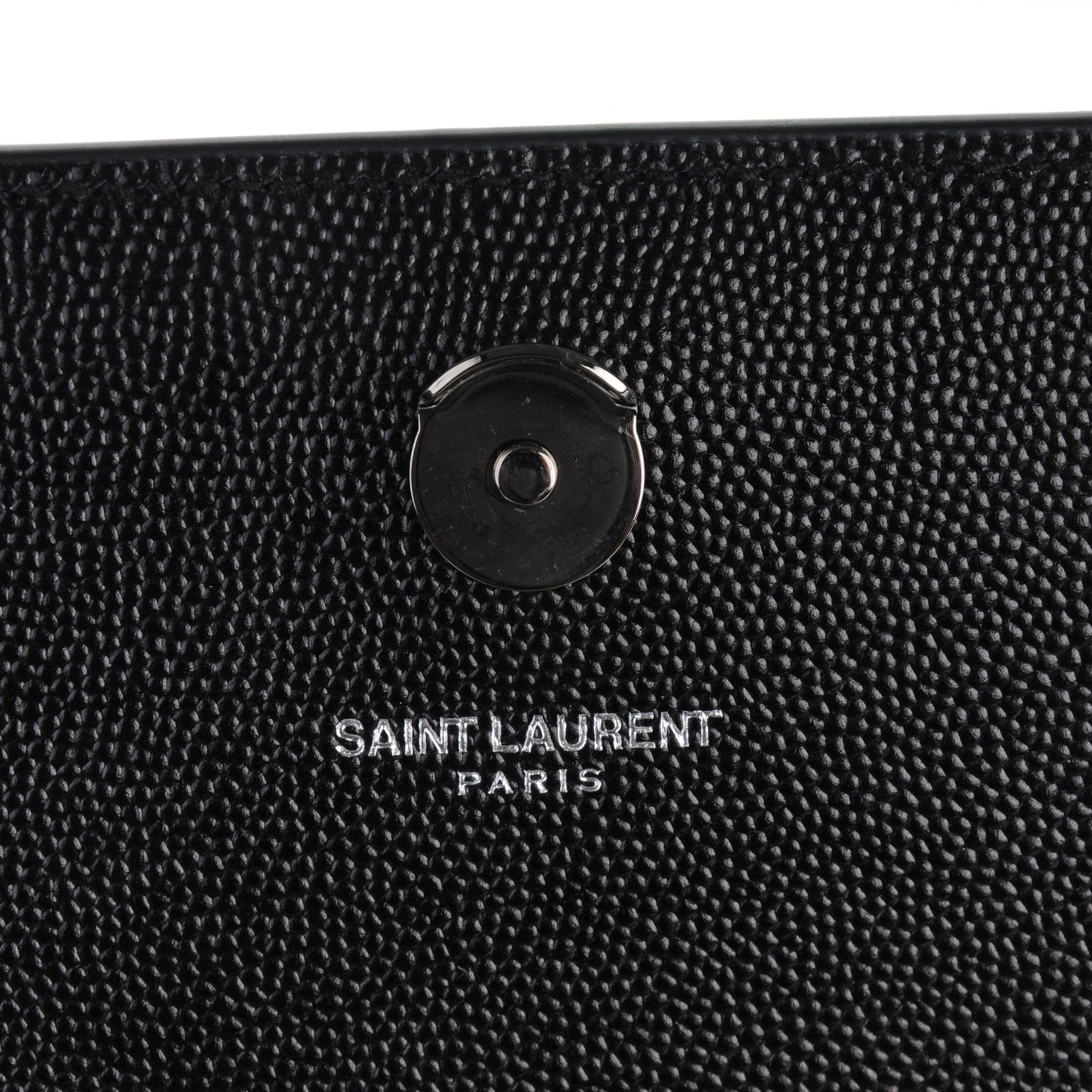 Grain De Poudre Medium Classic Monogram Kate Satchel Black