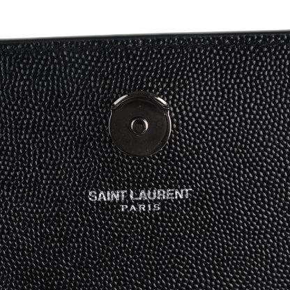 Saint Laurent Grain De Poudre Medium Classic Monogram Kate Satchel Black 6 of 7