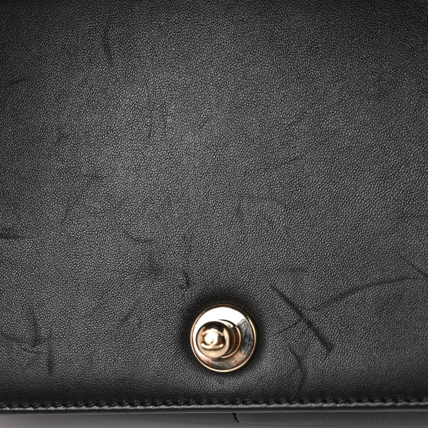 Lambskin Chain Quilted Medium Boy Flap Black