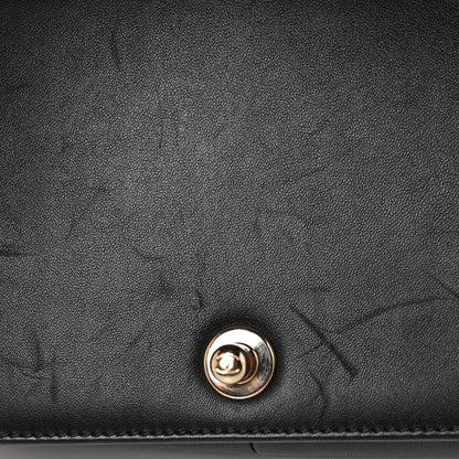 Chanel Lambskin Chain Quilted Medium Boy Flap Black 10 of 10