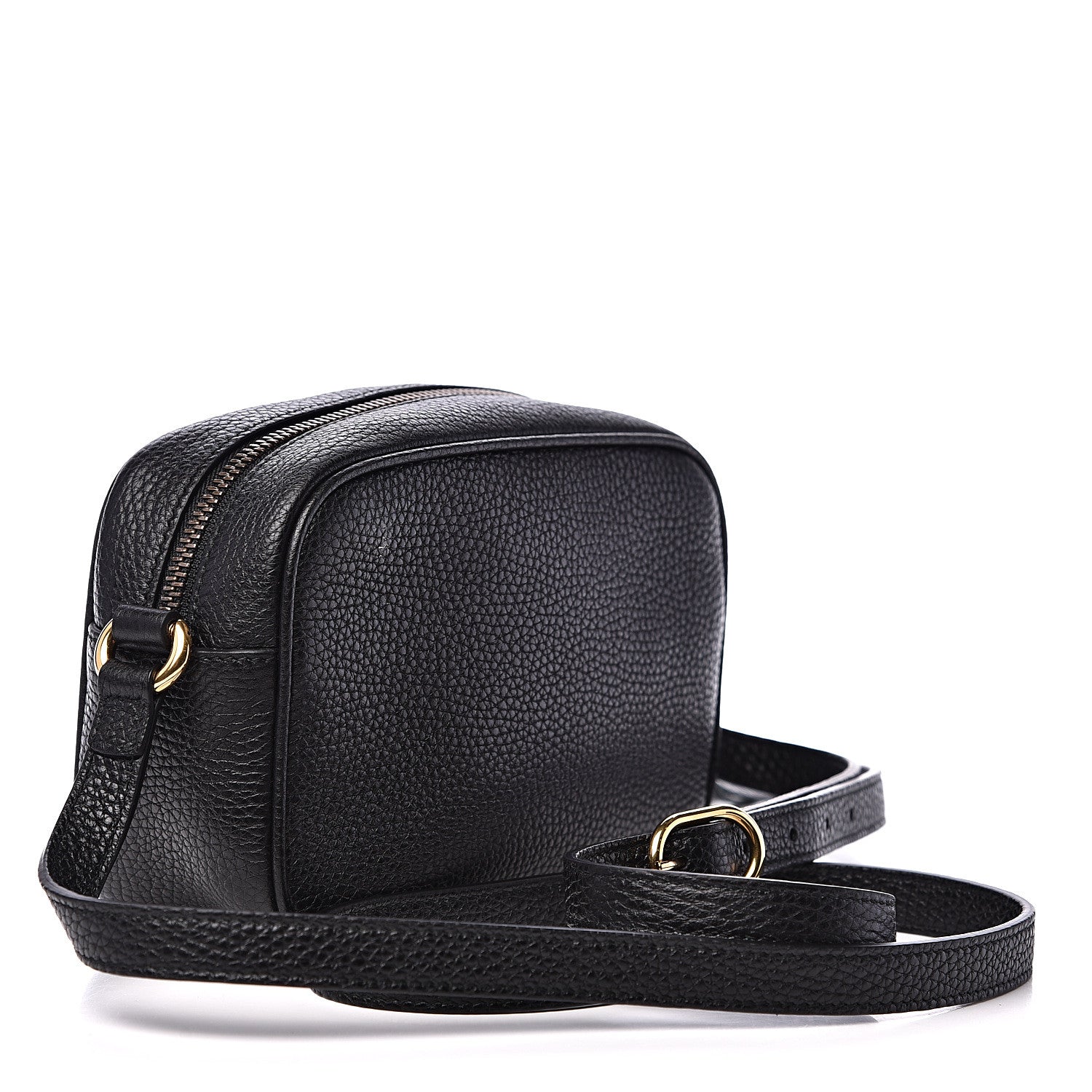 Gucci Pebbled Calfskin Mini Soho Disco Bag Black 2 of 10