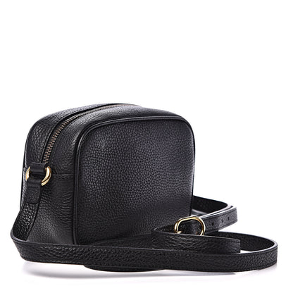 Gucci Pebbled Calfskin Mini Soho Disco Bag Black 2 of 10