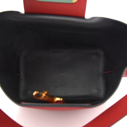 Valentino Garavani Grainy Calfskin VLogo Escape Hobo Bag Rosso Valentino 5 of 8