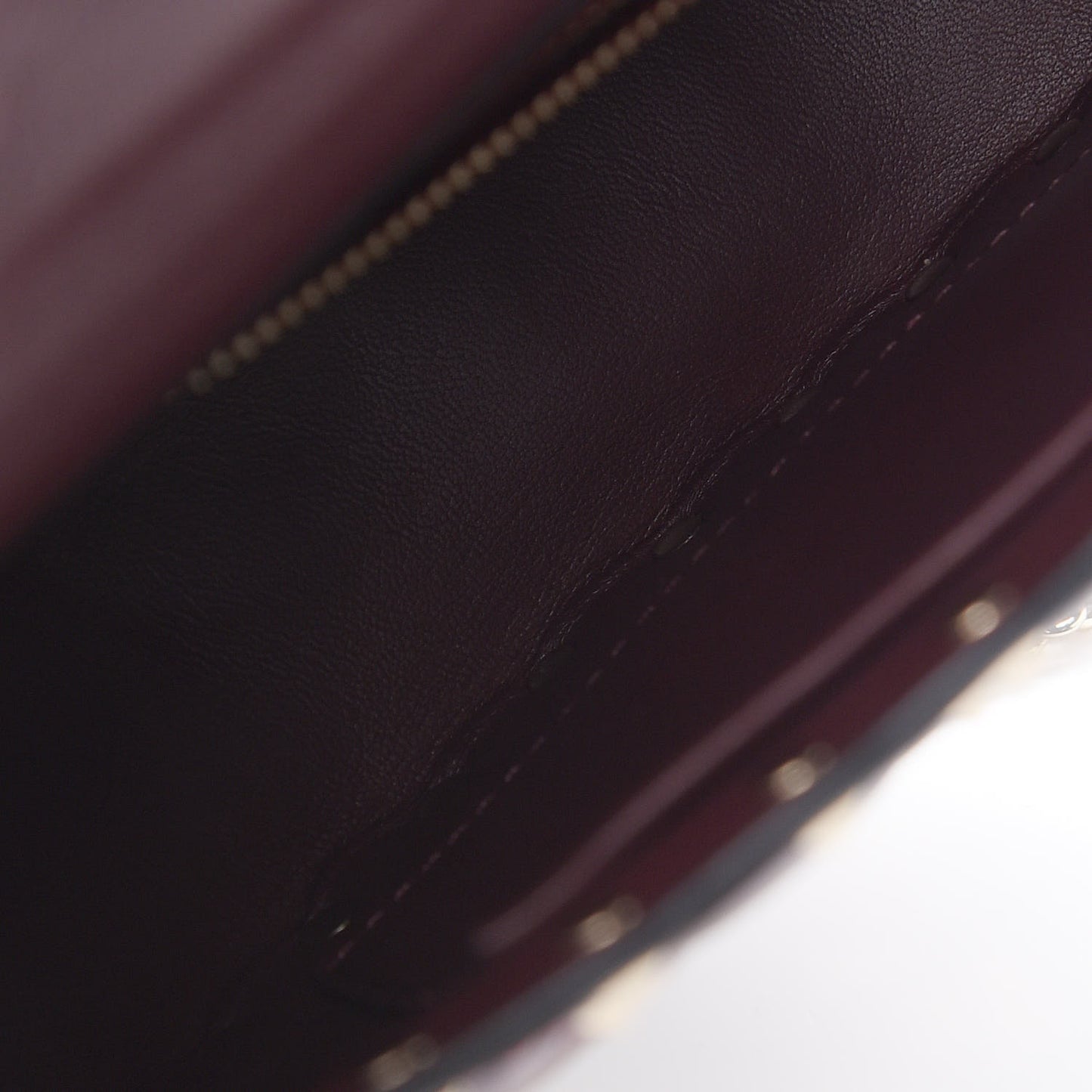 Nappa Medium Rockstud Spike Halfmoon Saddle Bag Rubin