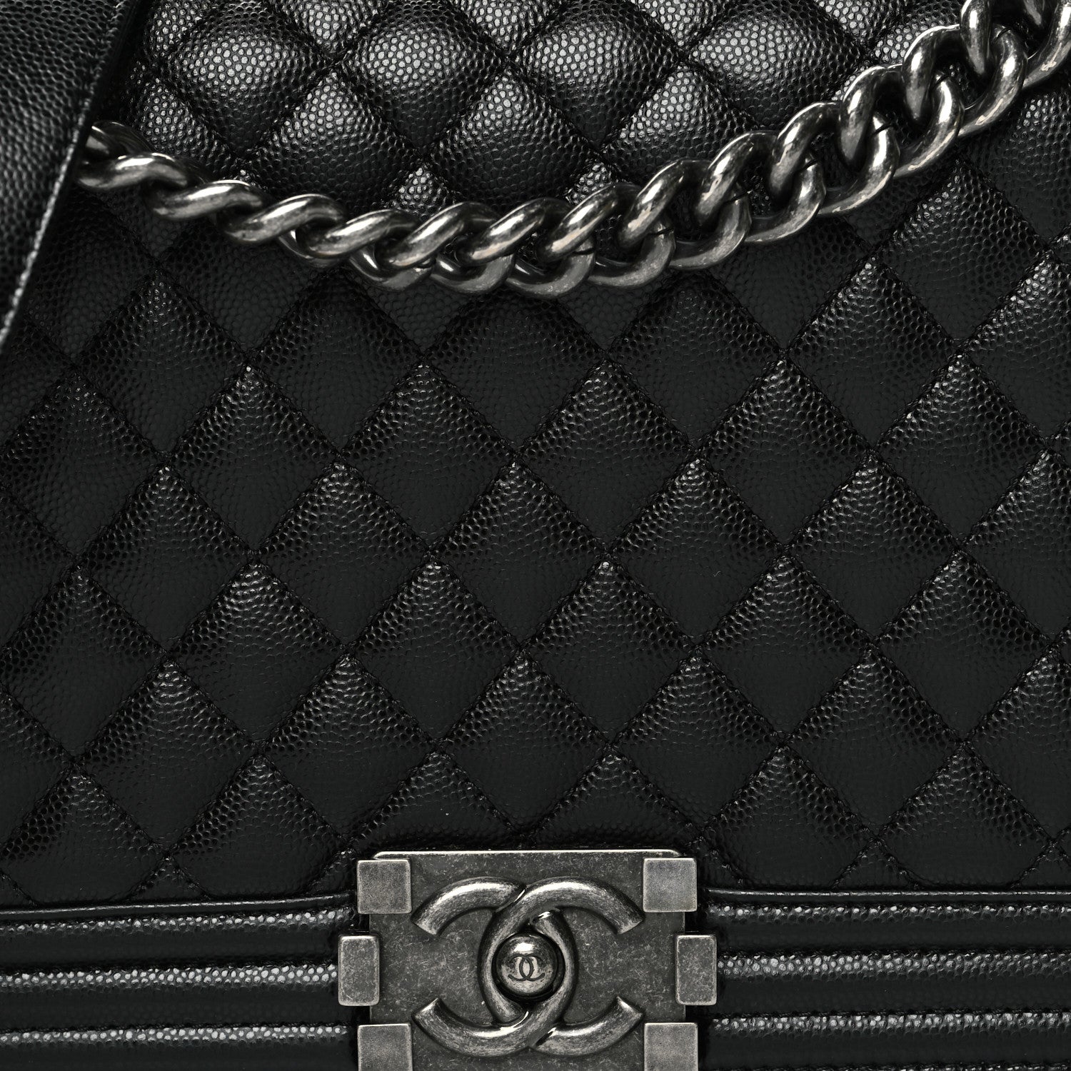 Chanel Caviar Quilted New Medium Boy Flap Black 8 of 11