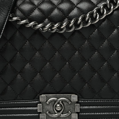 Chanel Caviar Quilted New Medium Boy Flap Black 8 of 11