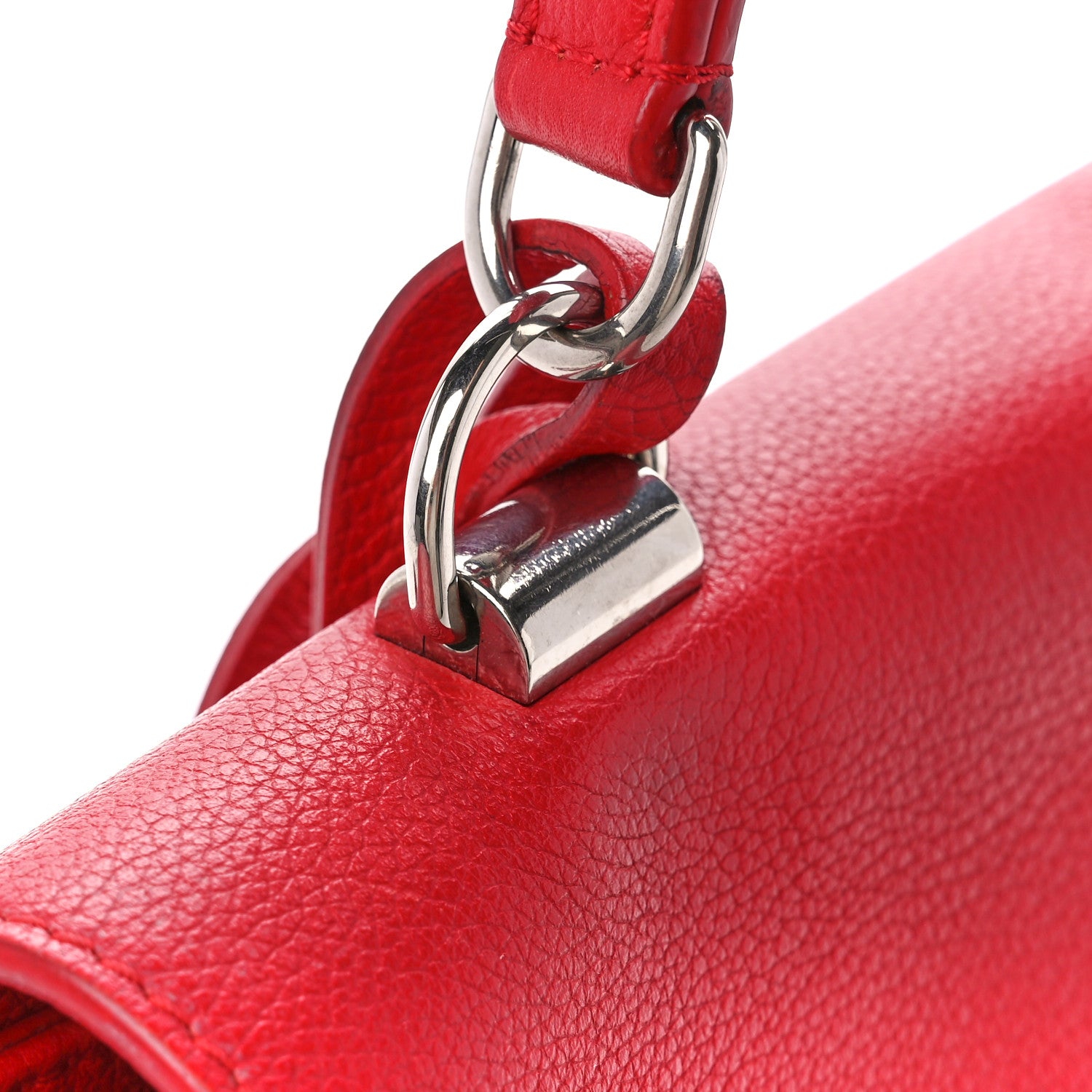 Louis Vuitton Soft Calfskin Lockme II Top Handle Rubis 15 of 18