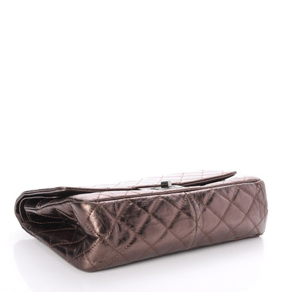 Chanel Metallic Aged Calfskin Quilted 2.55 Reissue 227 Flap Bronze 5 of 8