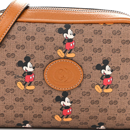 Gucci X DISNEY Mini Vintage GG Supreme Monogram Mickey Mouse Shoulder Bag Beige Vintage Sun Oil 8 of 11