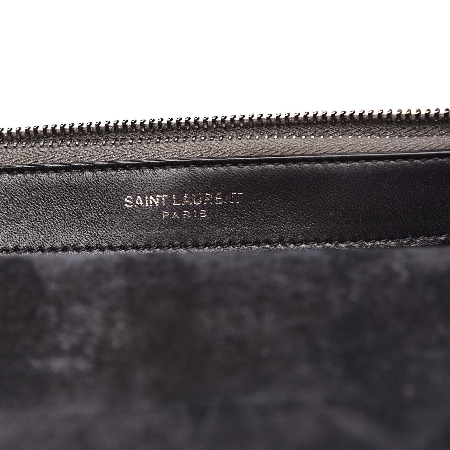 Metallic Python Calfskin Embossed Classic Monogram Kate Tassel Chain Wallet Anthracite