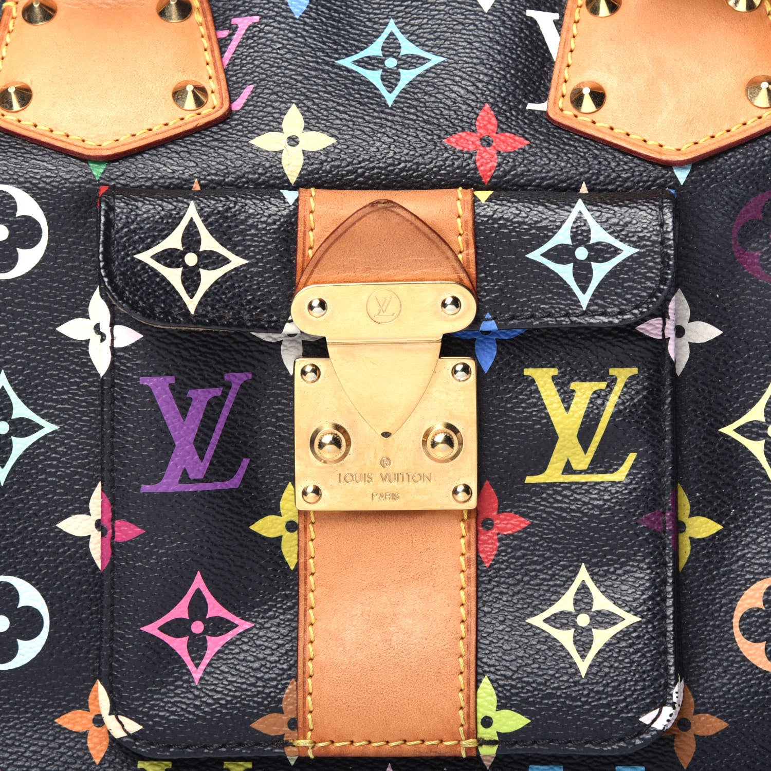 Louis Vuitton Monogram Multicolor Speedy 30 Black 10 of 10