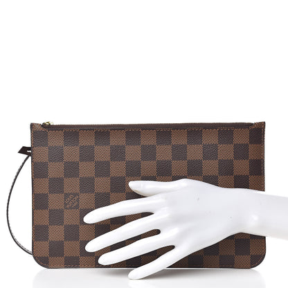Louis Vuitton Damier Ebene Neverfull MM GM Pochette 2 of 8