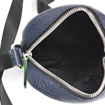 Fendi Cuoio Romano Fluo Metal Bug Eyes Small Messenger Bag Blue Notte Verde Fluo 4 of 9