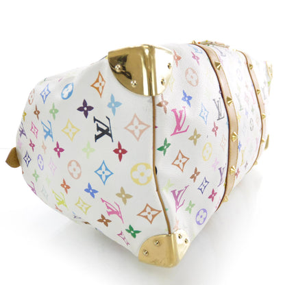 Louis Vuitton Monogram Multicolor Keepall 45 White 3 of 6